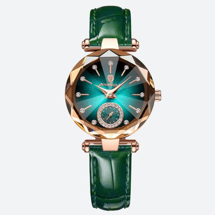 Montre luxe femme Diamant Facetté