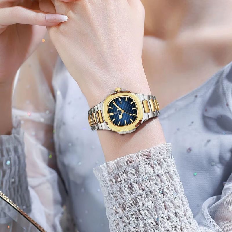 Montre_luxe_femme_Metal_Bicolore_6 Image