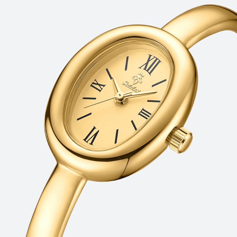 Montre_luxe_femme_Ovale_Doree_6 Image