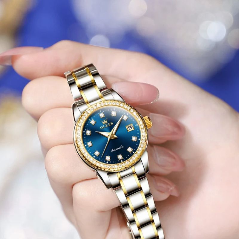 Montre_mecanique_femme_Metal_Scintillant_5 Image