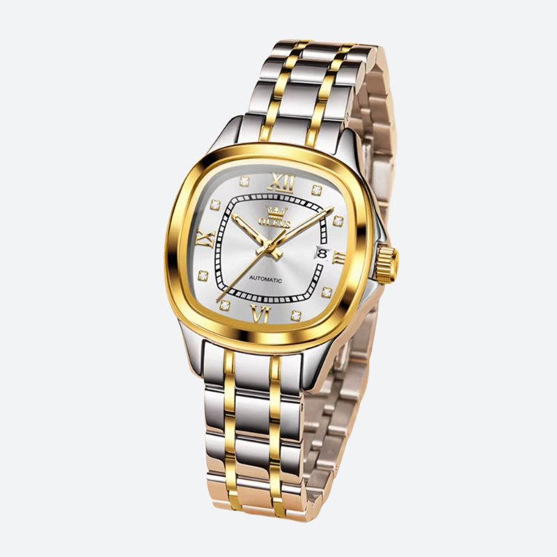 Montre_mecanique_femme_Tonneau_Bicolore_2