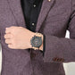 Montre militaire Homme Quartz avec Bracelet Cuir