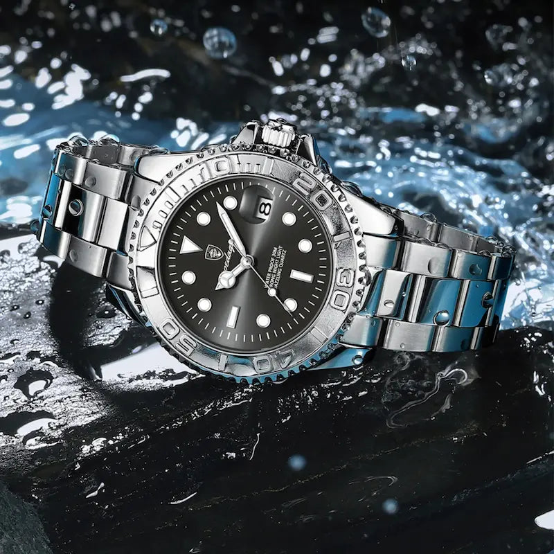 Montre à quartz de luxe Style plongeur