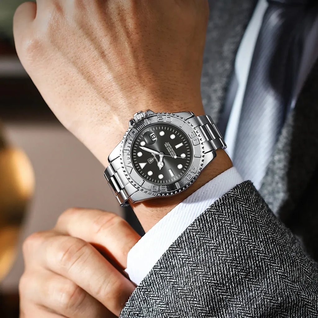 Montre à quartz de luxe Style plongeur
