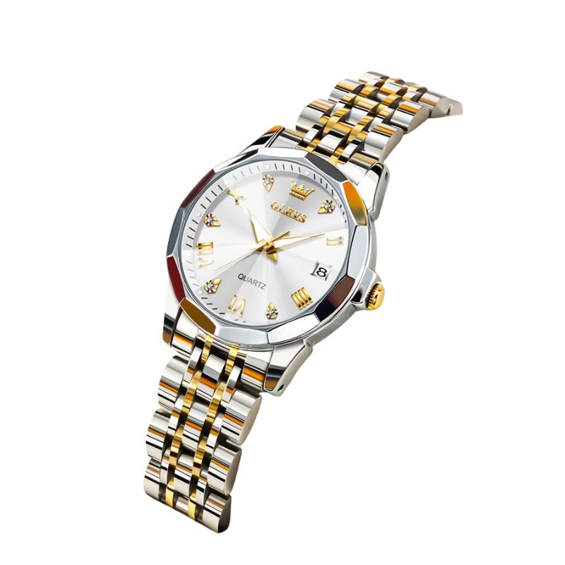 Montre_quartz_femme_Bicolore_Metal_1