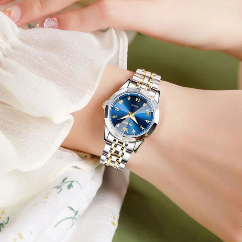 Montre_quartz_femme_Bicolore_Metal_4 Image