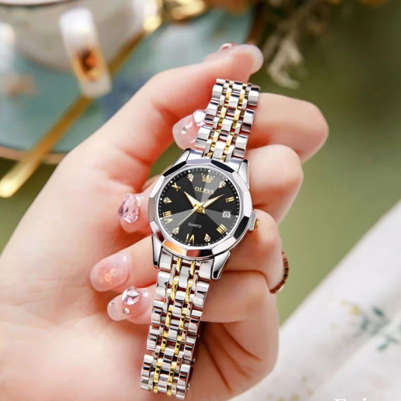 Montre_quartz_femme_Bicolore_Metal_5