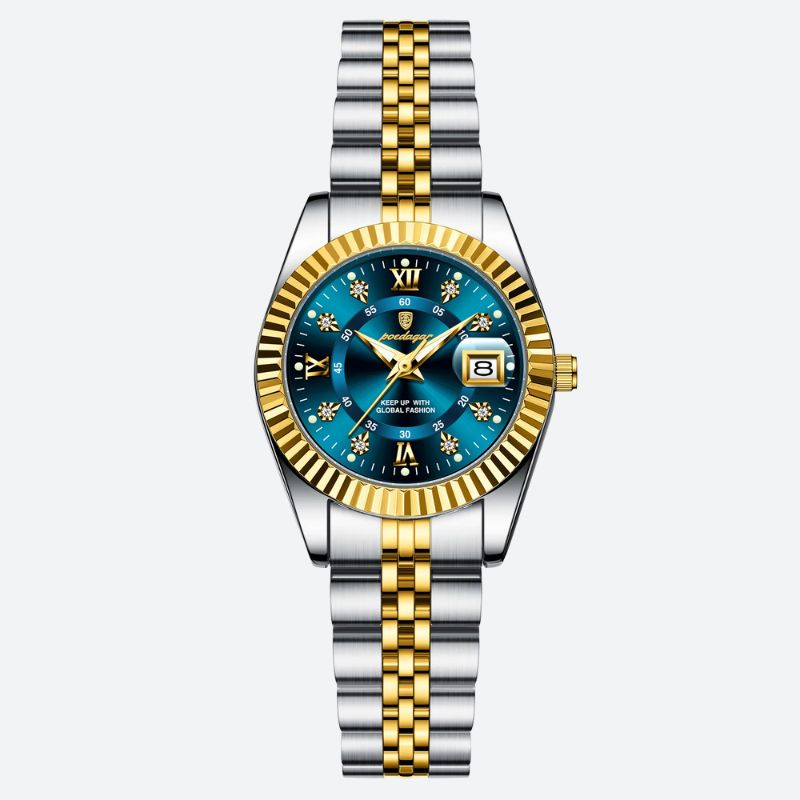 Montre_quartz_femme_Metal_Bicolore_Etanche_2