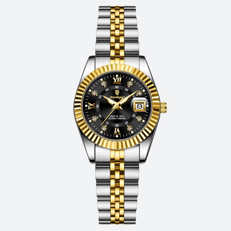 Montre_quartz_femme_Metal_Bicolore_Etanche_4