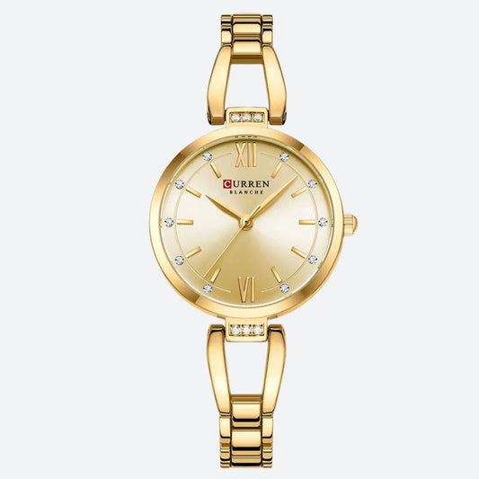 Montre_quartz_femme_Metal_Dore_1
