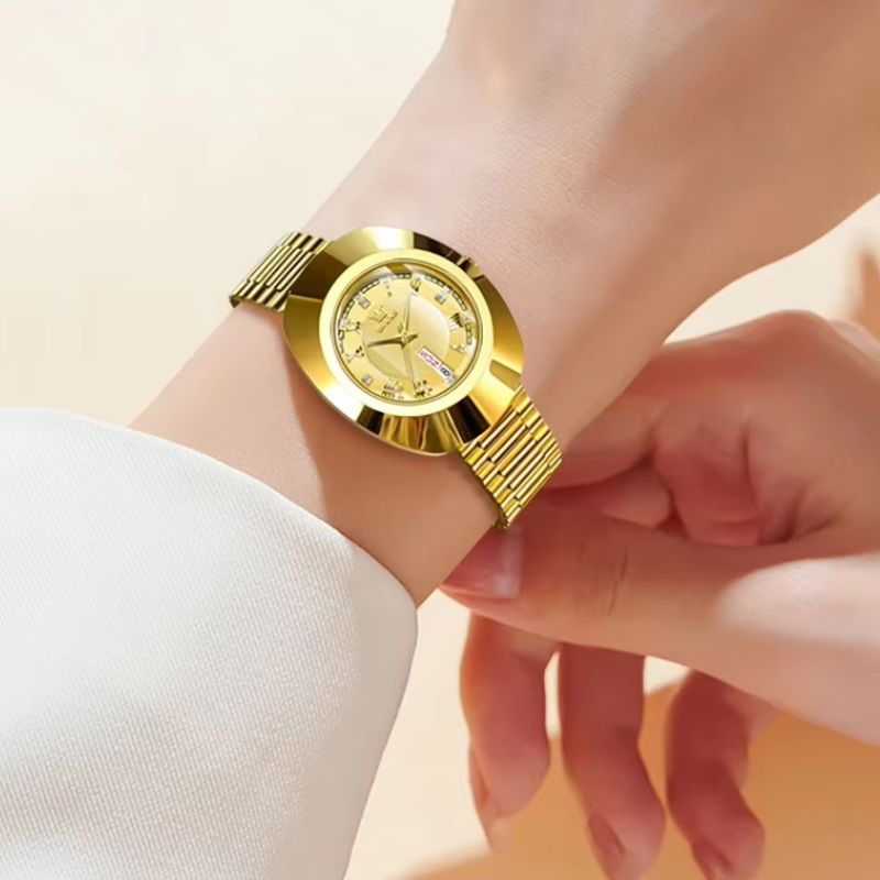 Montre_quartz_femme_Ovale_Doree_4 Image