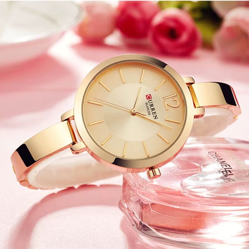 Montre_quartz_femme_Ronde_Minimaliste_Metal_5