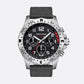Montre solaire chronographe homme, cadran 44mm