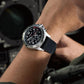 Montre solaire chronographe homme, cadran 44mm