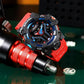 Montre sport multifonction pour homme Quartz analogique et digital