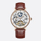 Montre squelette homme avec tourbillon et phase de lune