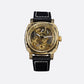 Montre squelette pour homme, Design gravé