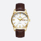 Montre vintage pour Homme Quartz Cuir Marron