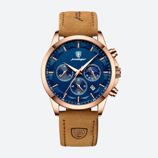 Montre Chronographe Homme Style Business Décontracté