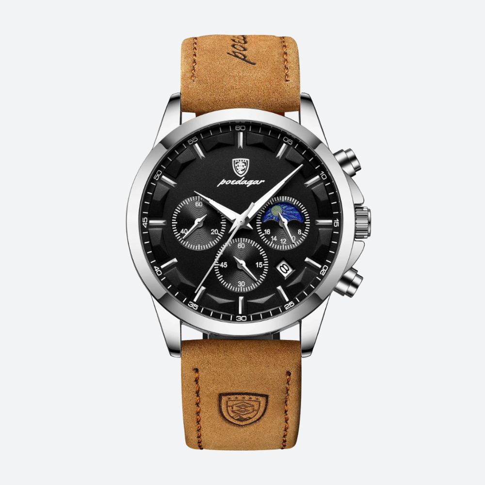 Montre Chronographe Homme Style Business Décontracté