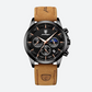 Montre Chronographe Homme Style Business Décontracté