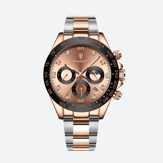 Montre Chronographe Quartz Design Homme Chic