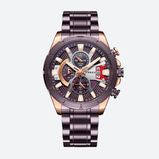 Montre Sport Chronographe Style Racing