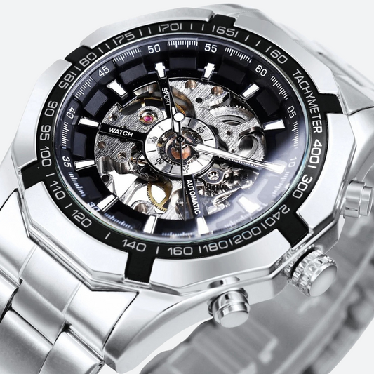 Montre Automatique Squelette Look Sportif