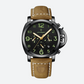 Montre Chronographe Vintage Homme Style Aviateur
