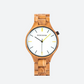 Montre Bois pour Homme, Design Épuré