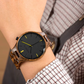 Montre Bois pour Homme, Design Épuré