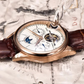 Montre Homme Automatique avec Phase de Lune et Tourbillon