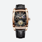 Montre Automatique Homme Tonneau Phase de Lune