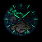Montre Automatique Homme Design Céleste Lumineux