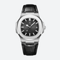 Montre Luxe Homme Style Nautilus Bracelet Cuir