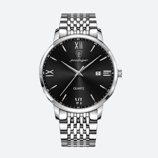 Montre Homme Ultra-Fine en Acier, Design Minimaliste