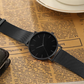 Montre Luxe Homme Noire Minimaliste