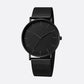 Montre Luxe Homme Noire Minimaliste