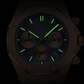 Montre Luxe Chronographe Homme, Cadran Texturé