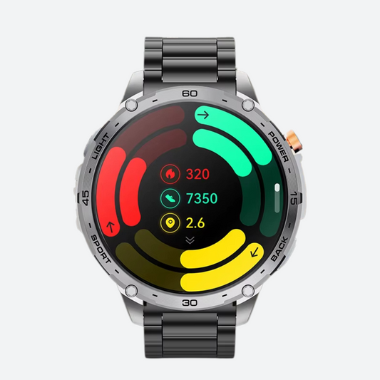 Montre connectée homme avec appel Bluetooth et assistant vocal