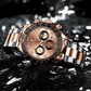 Montre Chronographe Quartz Design Homme Chic
