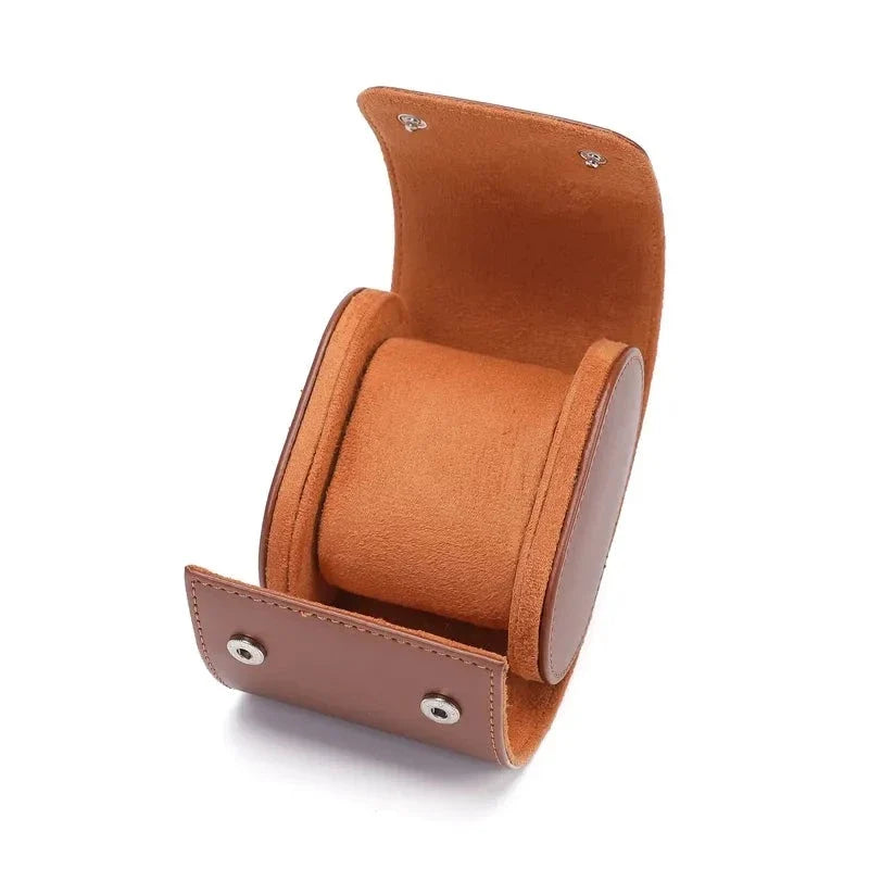 Étui Montre en cuir lisse