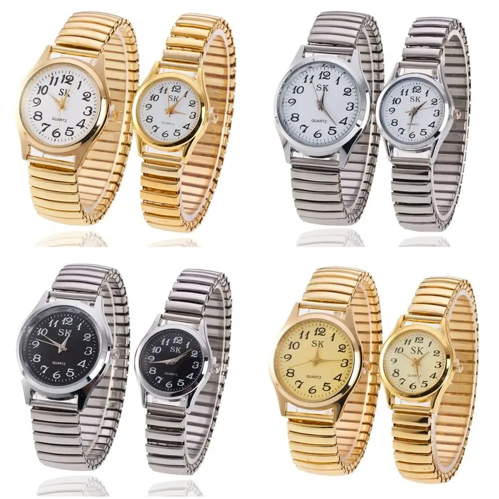 Montre Bracelet Élastique Chiffres Arabes