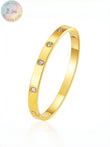 Bracelet bijou Anneau Cristaux