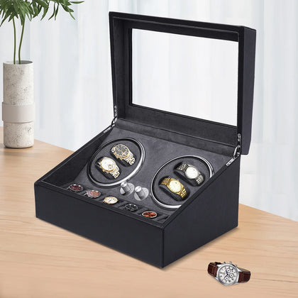 Remontoir montre automatique 4 montres avec vitrine