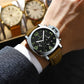 Montre Chronographe Vintage Homme Style Aviateur
