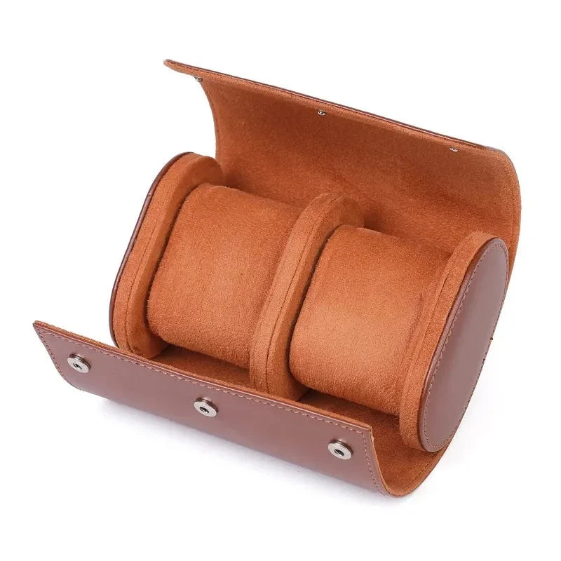 Étui Montre en cuir lisse