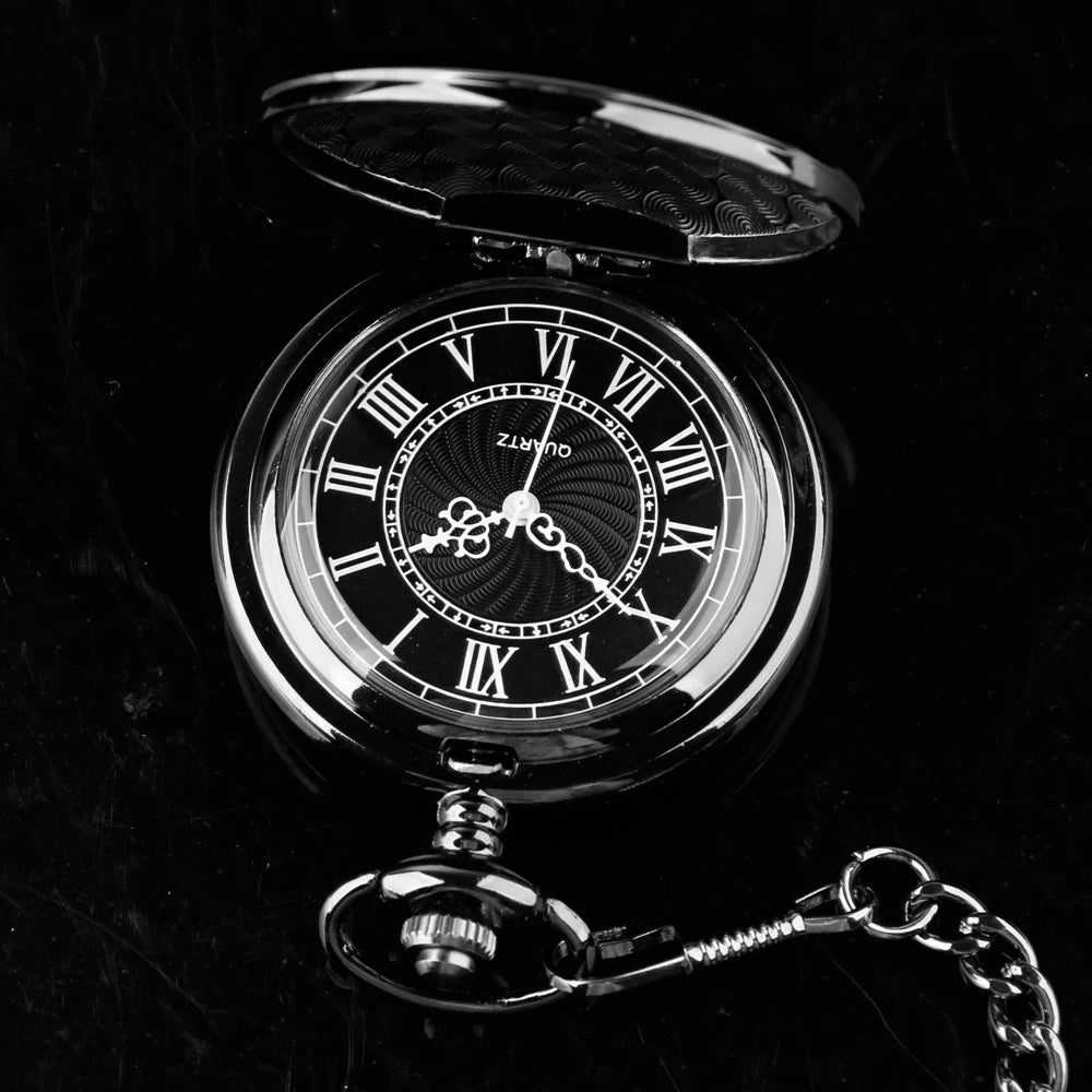 Montre à Gousset Homme Design Rétro Élégant