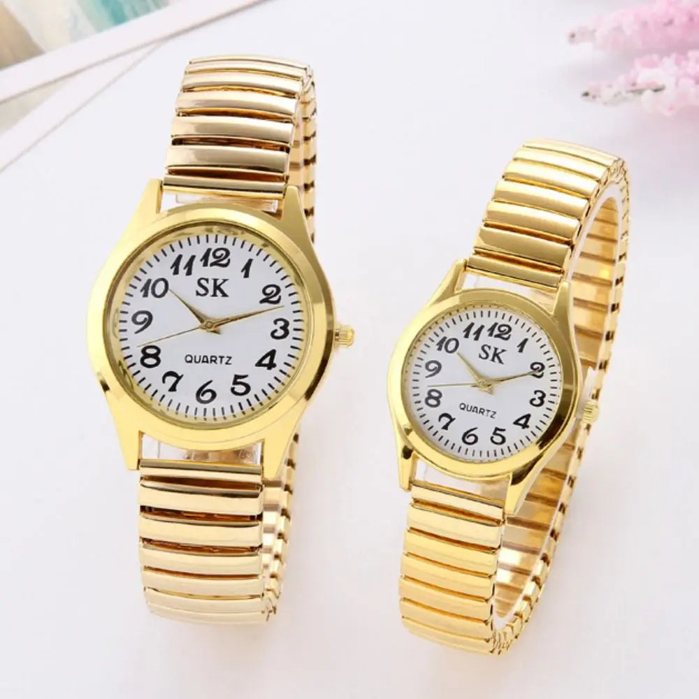 Montre Bracelet Élastique Chiffres Arabes
