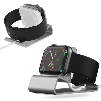 Support Montre Connectée en Aluminium avec Station de Charge